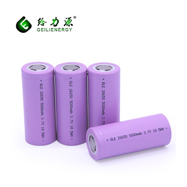 GLE 26650 5000MAH rechargeable battery pack