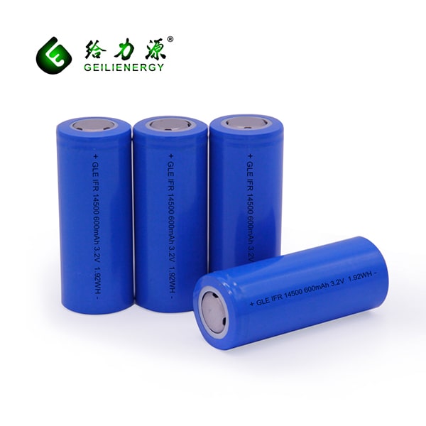 14500 Lithium iron phosphate battery